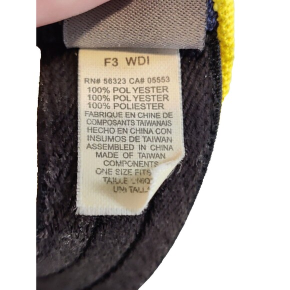 Nike DRI-FIT University Of Michigan Wolverines Blue Gold Adjustable Visor Hat - Picture 8 of 9